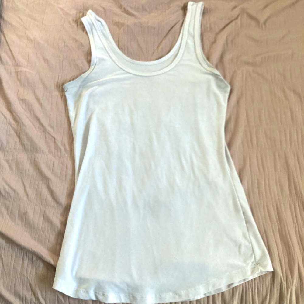 White tank top